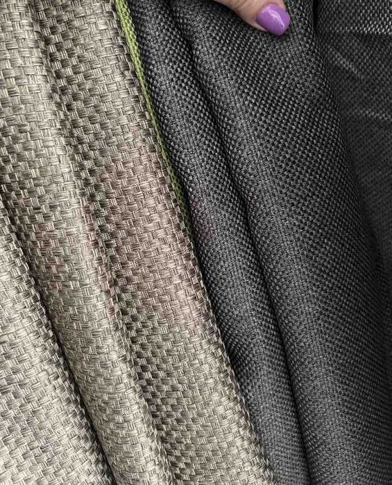 штори блекаут льон рогожка на тасьмі