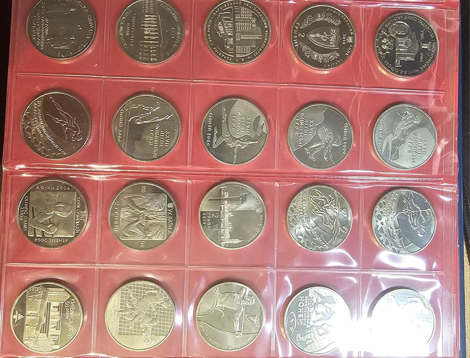 Монеты Украины незильбер