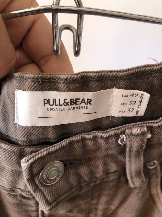 Calça baggy castanha