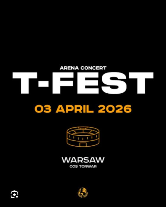 Билет на T-Fest Варшава (квиток)
