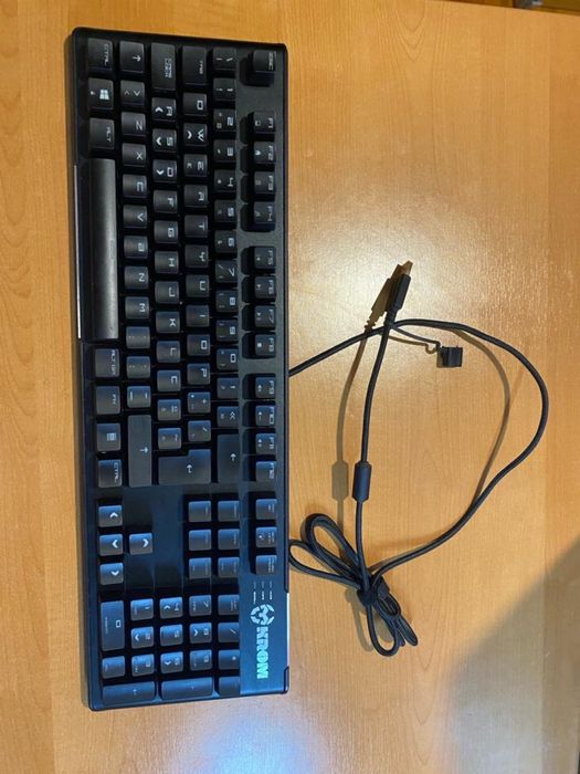 Teclado Mecânico Krom Kael + Headset TUF Gaming H3 Silver: