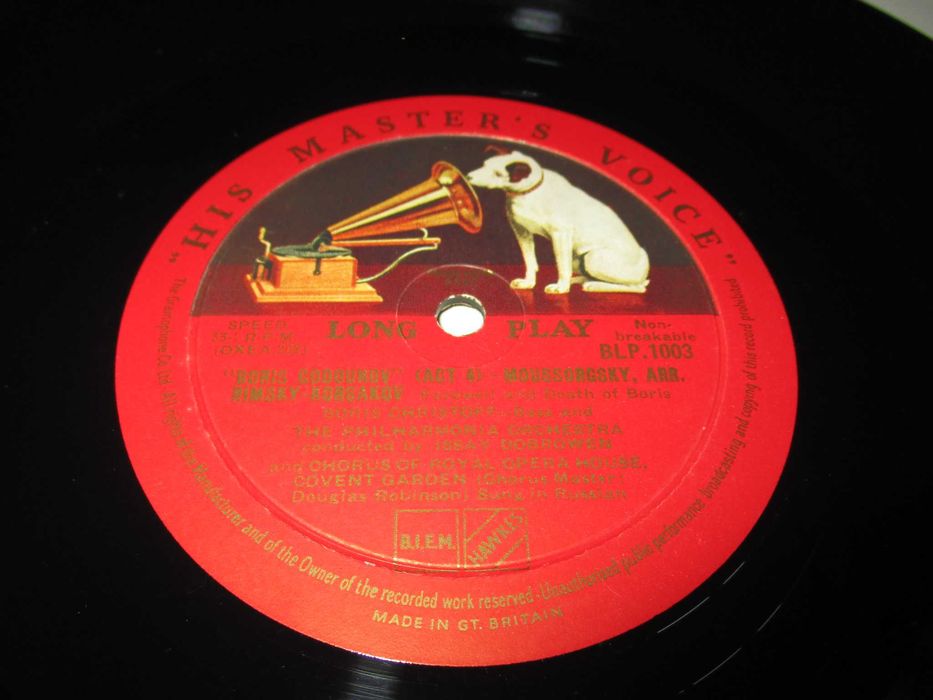 Vinil Opera Boris Christoff Boris Godounov e Prince Igor