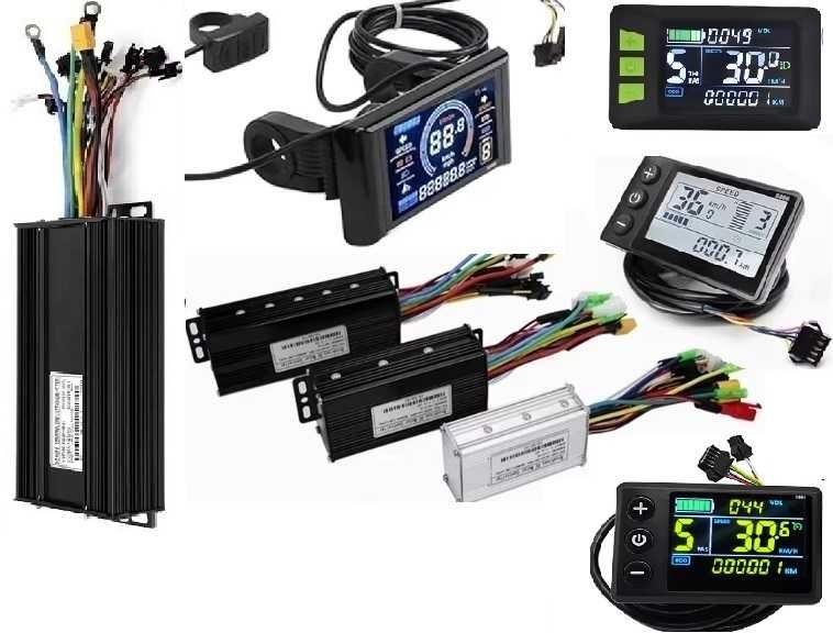 Синусный контроллер с дисплеем s866 24v/36v/48v/60v 350w 500w 1000w+