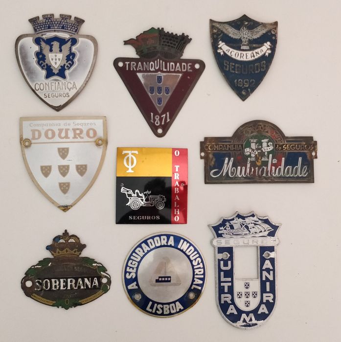 Chapa / placa Seguro Antigas