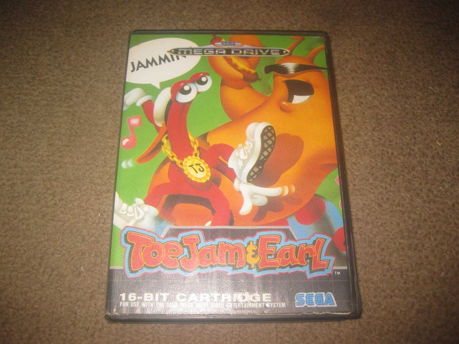 Jogo "ToeJam & Earl" para Sega Mega Drive