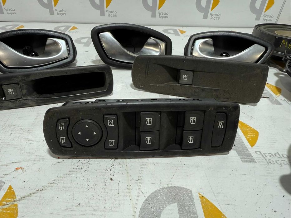 Botão comando vidro colunas puxador interior renault megane 3 III