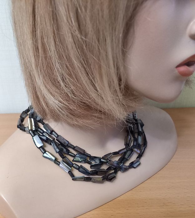 Ожерелье парламутр натуральный