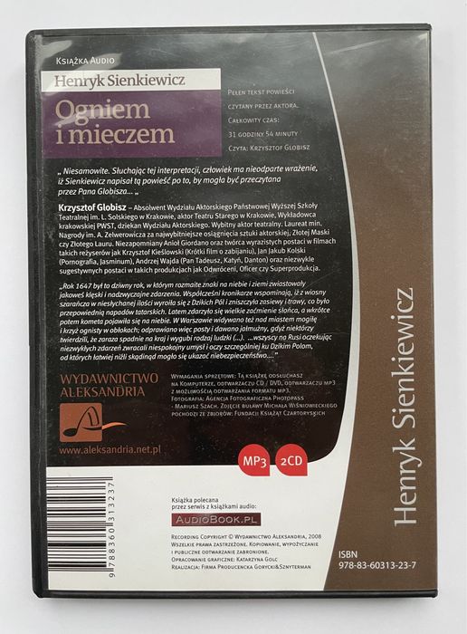 Henryk Sienkiewicz Ogniem i Mieczem 2CD MP3