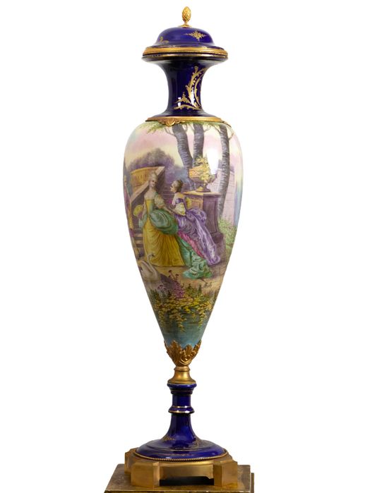 Jarrão porcelana bronze Manufature Sèvres | século XIX