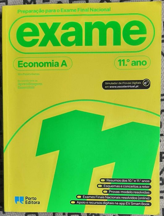 Livro exames Economia A 11º Ano