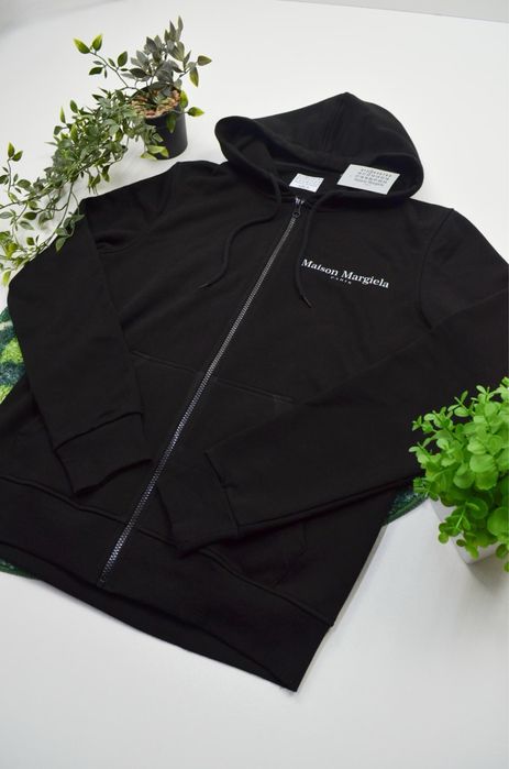 Зіп худі Maison Margiela Zip Hoodie чорна кофта унісекс / Мейсон Маржела зипка худи кофта марджела черная Всі розміри