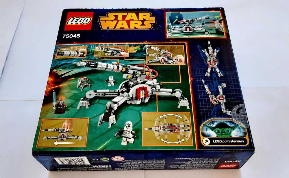 Lego Star Wars 75045 Republic AV-7 Anti-Vehicle Cannon selado