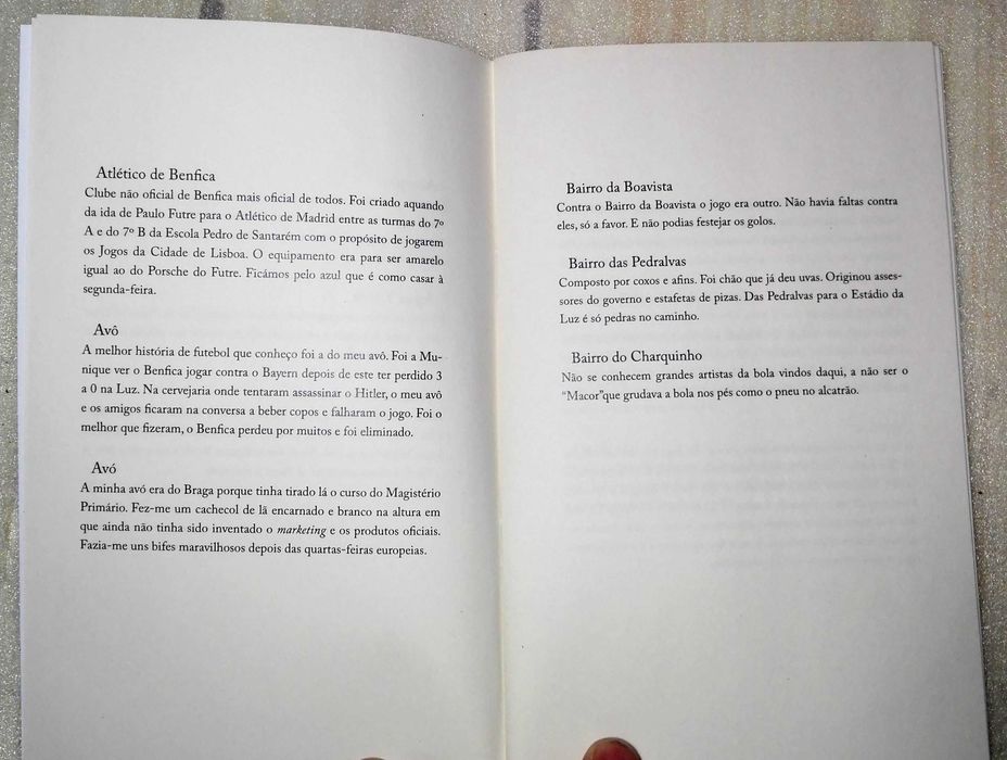 Livro Benfica Tó Carlos