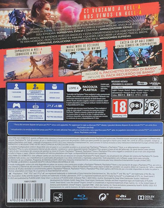 Dead Island 2 PL Playstation 4 Playstation 5 PS4 PS5 Multigames