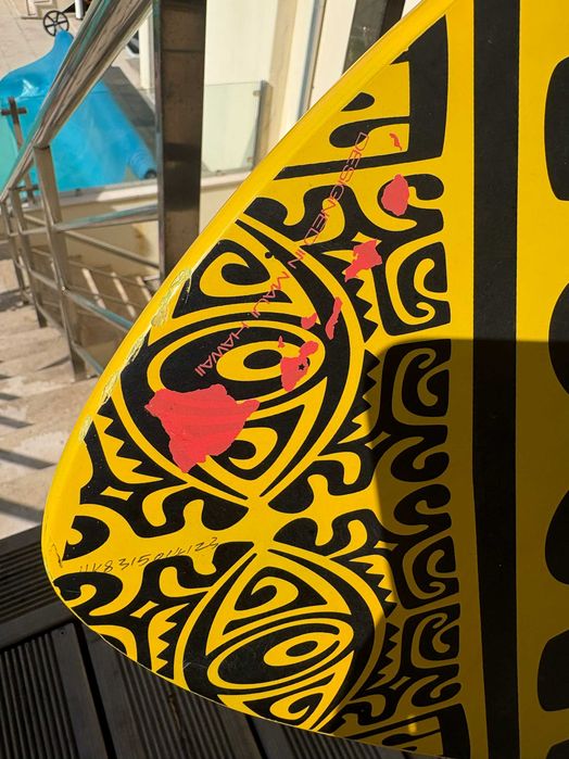 Prancha de SUP Naish Hokua 8'3'' LE com protetor rail RSPro + Saco + Quilhas