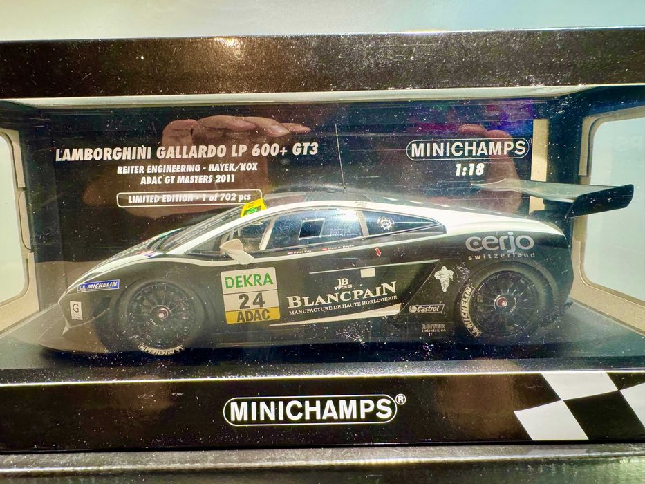 1:18 Lamborghini Gallardo LP600+ GT3 Reiter Engineering [Minichamps]