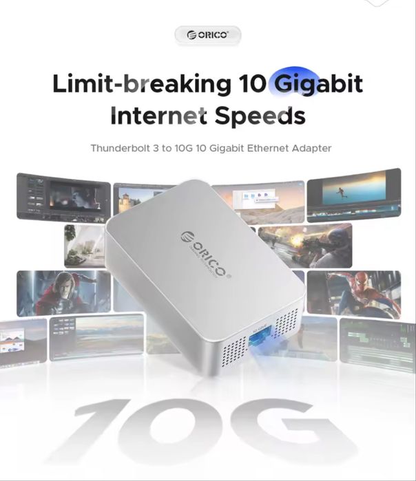 ORICO Placa de rede Thunderbolt 10G usb-c
