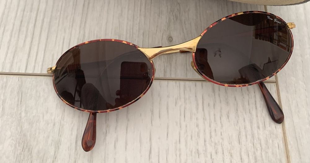 Oculos de sol vintage new blue