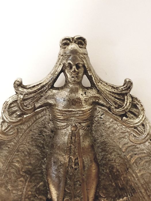 Linda antiga bilheteira portuguesa Arte Nova - motivo Fada
