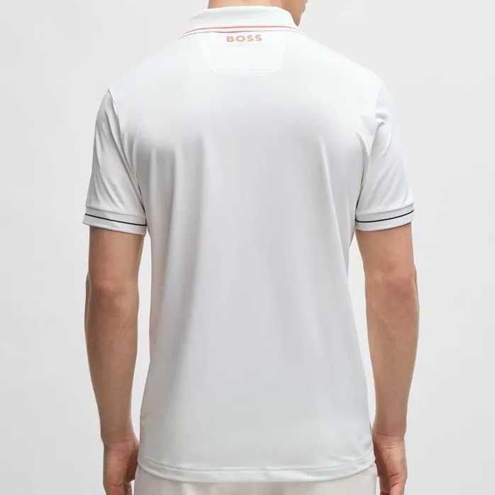 HUGO BOSS męska koszulka polo WHITE PRO