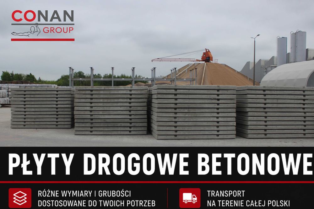 Płyty Drogowe MON 300x150x15 /18/20cm – NOWE Podwójnie Zbrojone  Gliwice