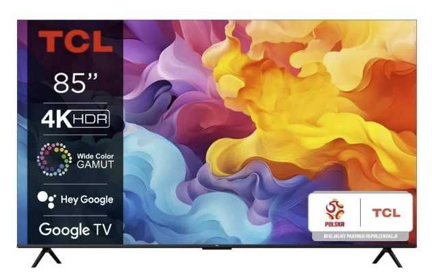 Telewizor TCL 75V6B: LED 4K Wifi, Smart - Google TV HDMI 2.1 DVB-T2,