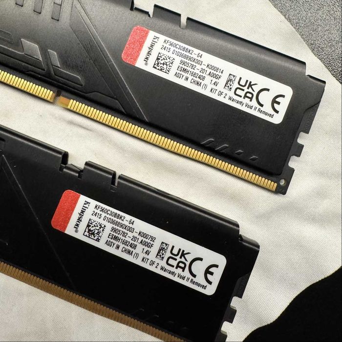 Kingston Fury Beast Black 64GB(2x32GB)DDR5 6000 CL30(KFC560C30BBK2-64)
