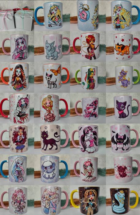 Монстер Хай 3д підставки чашки носочки чулочки колготи Monster high