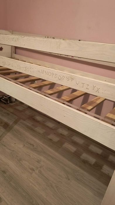 Łóżko dziecięce drabinka antresola
