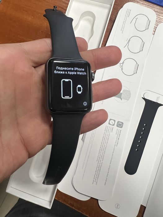 Apple Watch seria 3 22mm black Kielce  MTF32Ll/A