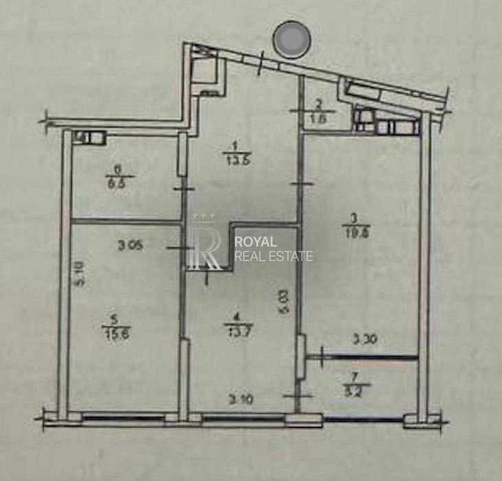 Продаж Євро-3-кімнатної квартири Київ ЖК Great 75,9 м² будинок №1 під чистове оздоблення перша лінія Дніпра паркінг River Mall поруч - View 2