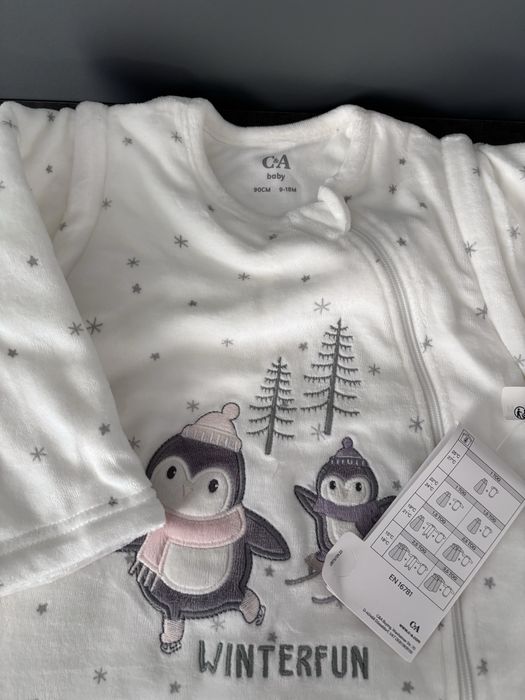 Śpiworek dla niemowlaka 90cm od C&A (Nowy z metką)
