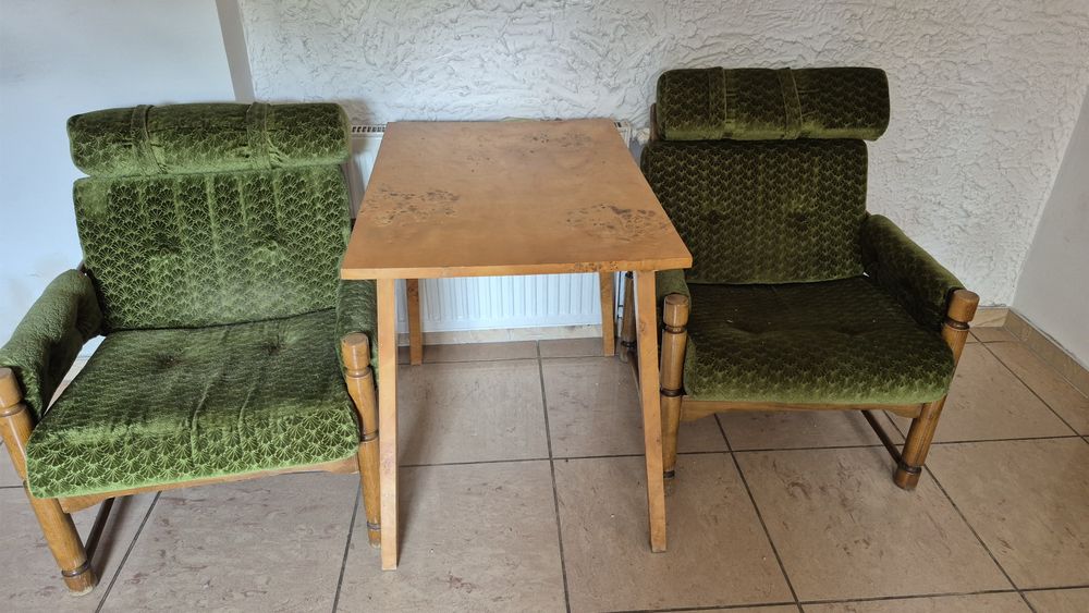 Fotele Zenon Bączyk zielone