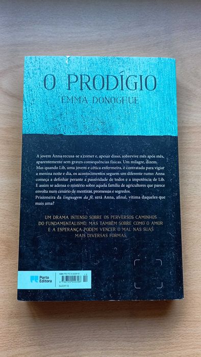 Livro "O Prodígio" de  Emma Donoghue