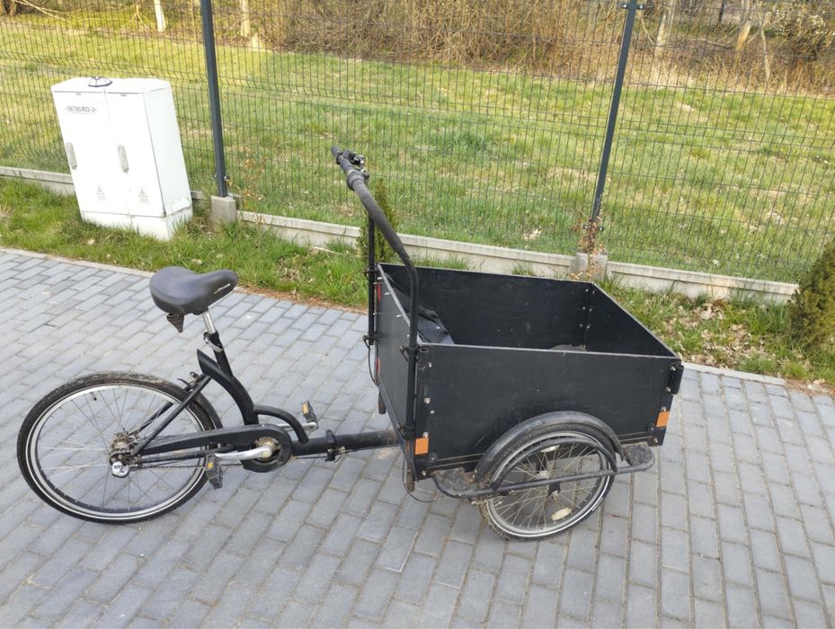 Rower kargo trój kołowy cargo, miejski
