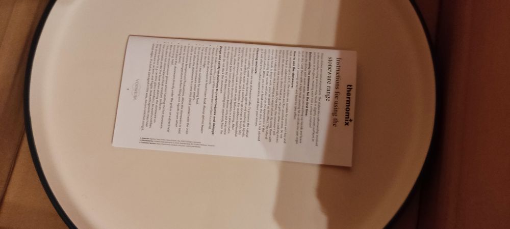 Kamień kamionka do pizzy Thermomix  Vorwerk
