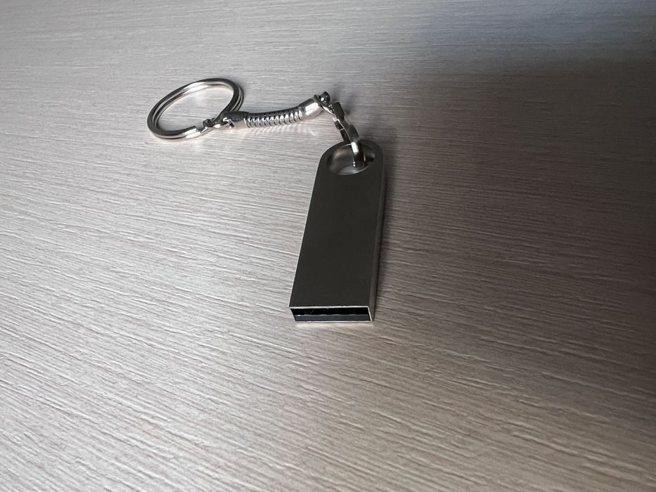 USB флешка 1TB 1000GB металева срібляста флеш картка для ПК ноутбука ігрової приставки і тд