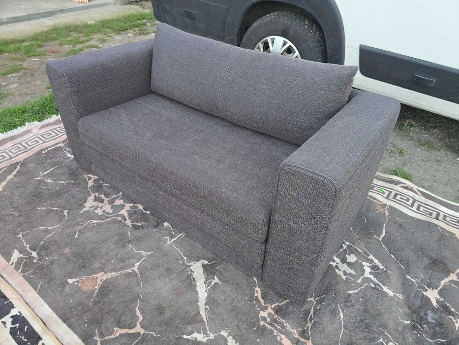 Sofa dwuosobowa IKEA ASKEBY, szara