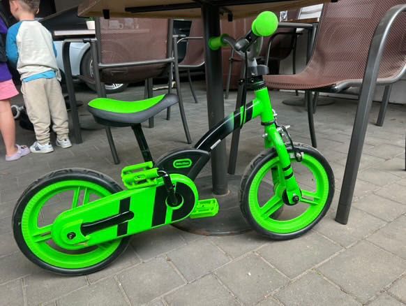 Rower dziecięcy zielony