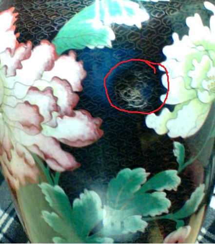 Антикварная Китайская Ваза  80 лет,КЛУАЗОНЕ