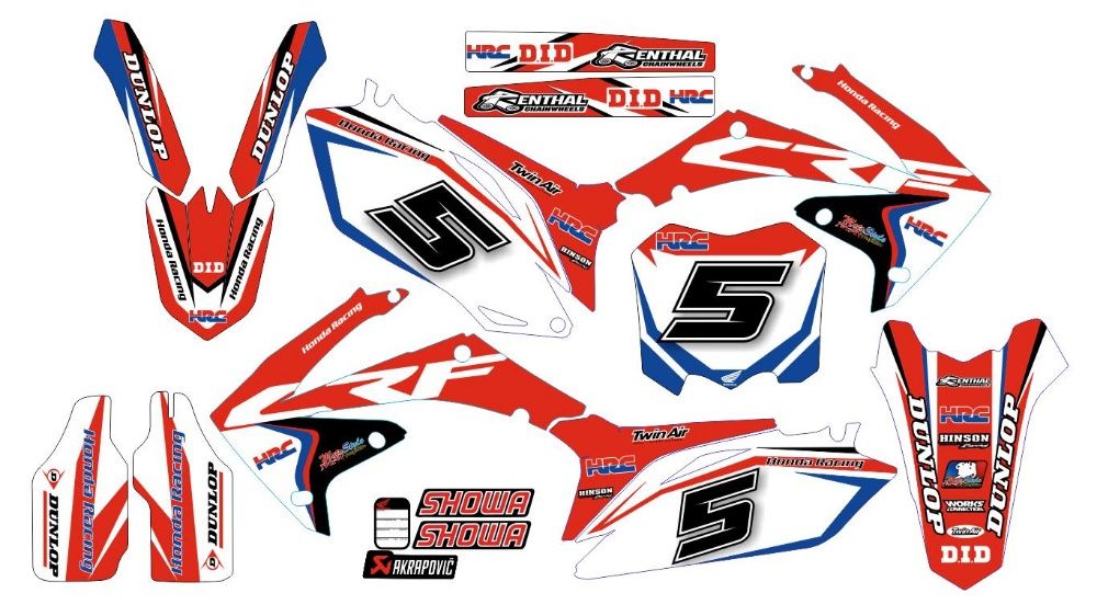 Наклейки(Графика) Honda CRF L CR XR CRM XL XLV Transalp Dominator Afri