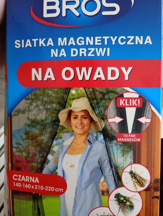Siatka magnetyczna na drzwi na owady Bros