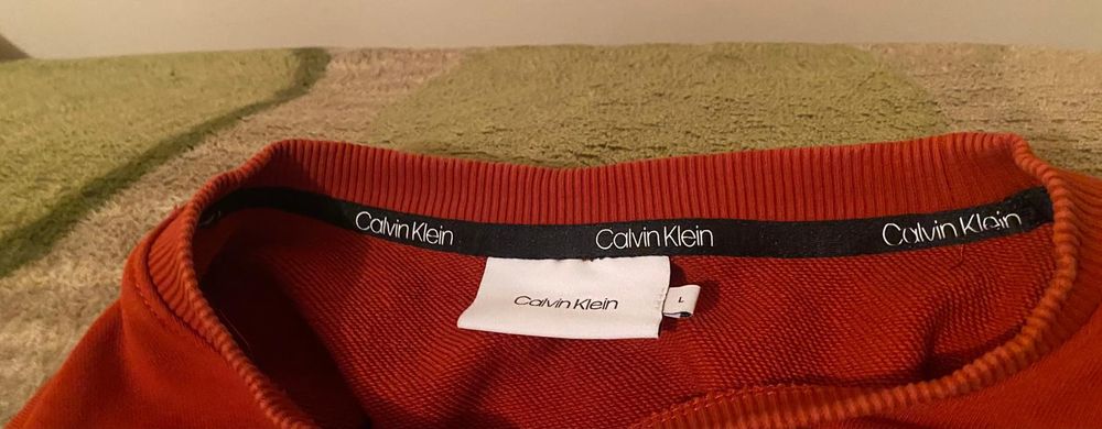 Bluza CALVIN KLEIN 100% bawełna Curried PumpkinL