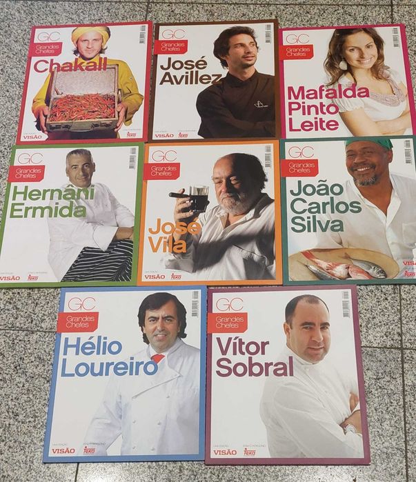 Coleção Completa Livros "Grandes Chefes"