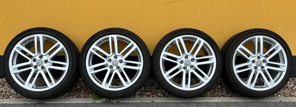 Felga aluminiowa OE Audi 8Jx20 H2 5x112/66,6 ET25 + opona zimowa 245/40R20