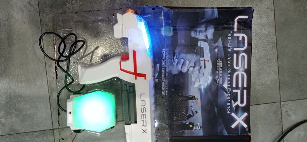 Gra Laser X pistolet na podczerwień