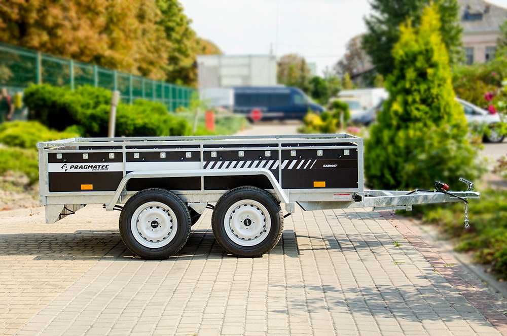 Двовісний легковий причіп САРМАТ для важких вантажів/ легковий причіп