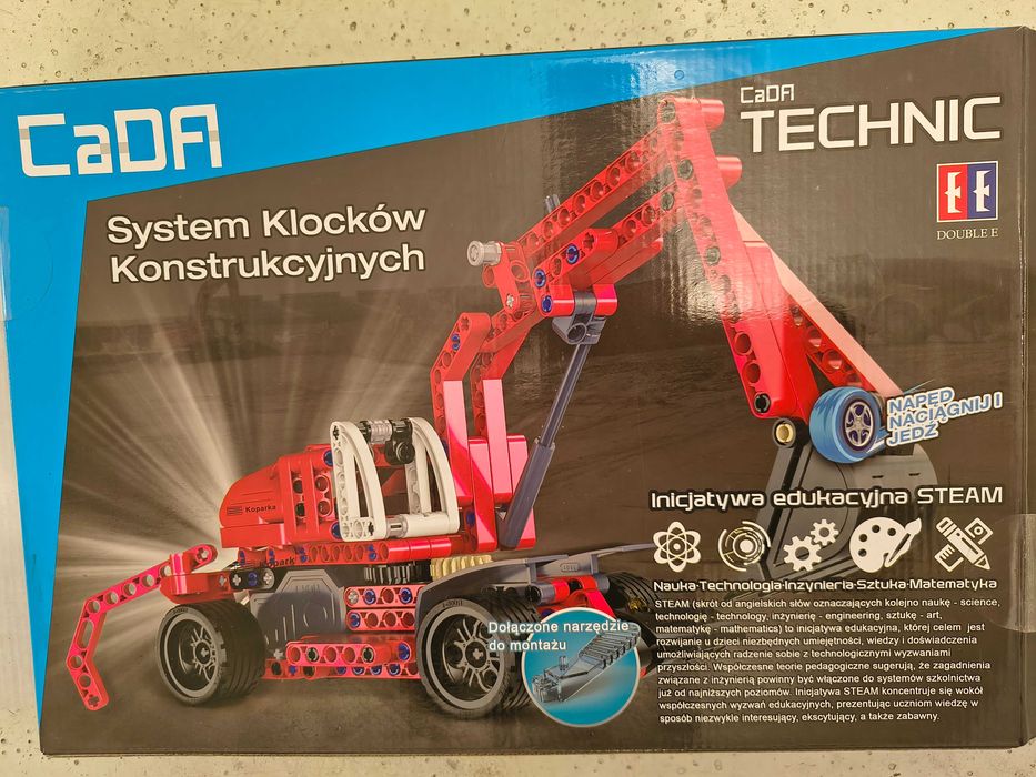 Zestaw clocków CADA Technic Koparka pull back C52012W