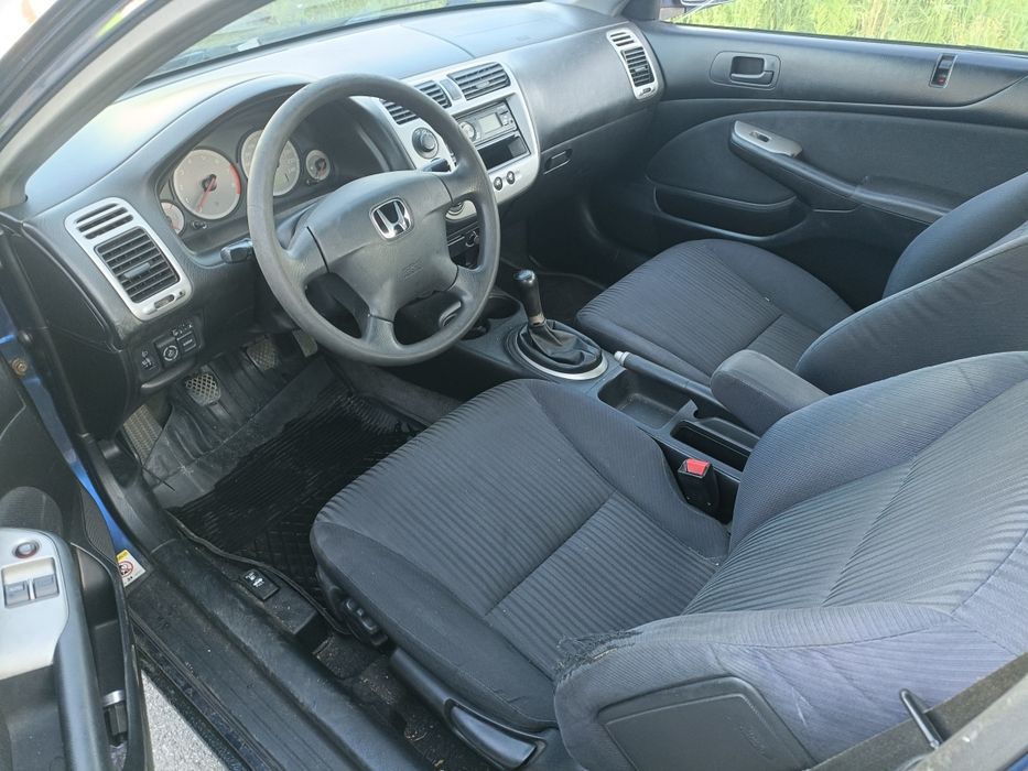 Fajna Honda Civic coupe 1.7 LPG klimatyzacja ważne opłaty