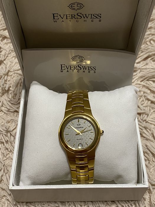 Жіночий годинник EverSwiss позолота